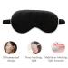 VINMEN Silk Sleep Mask with Double Layer Silk Filling - Black - Buy Online on GoSupps.com