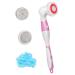 SUPVOX Electric Bath Brush Massage Back Brush Back Scrubber Shower Brush with Long Handle for Women Men Elderly