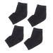 POPETPOP 2 Pairs Mens Stocking Heel Socks Heel Moisturizing Socks Gel Heel Sleeves moisturizing Socks Lined Socks Men Stocking Stuffers for Guys Gel Foot Socks Day and Night Torn Socks Man