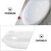 2 pcs steamer steam baskets for rice container with lid fish steaming holder fish steaming plate steamed fish plate oval fish pan microwave dish with cover white food grade pp Whitex2pcs 32.7x18.6cmx2pcs - Buy Online on GoSupps.com