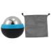 Hapinary 1 piece of stainless steel massage ball health massage device Massage clerk Muscle relaxation ball Manual massager health -preserving massage device muscle roller 8.3x7.5x7cm blue