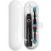 Nincha Travel Case for Sonic Electric Toothbrush - Fits Fairywill Teethherie Seago DNSLY - White/Opulent Garden - Durable Plastic Travel Essential - Buy Online on GoSupps.com