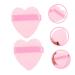 FRCOLOR 50pcs Heart Shaped Makeup Puffs - Double-Sided Powder Applicators for Setting & Contouring | Perfect for Foundation & Face Makeup | Pink - Buy Online on GoSupps.com
