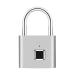 Fingerprint Padlock Porta Fingerprint Lock for House Door Suitcase Backpack Gym Bike Office IP66 Waterproof Outdoor Locker USB Charging
