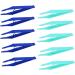 Beaupretty 30-Pack Tinker Tweezers for Pearl Accessories & Eyelash Extensions | Precision Handicraft Tools in Blue & Pink - Buy Online on GoSupps.com