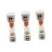 HOMSFOU 3pcs 3 Toothbrush Timer Toy Smiling Face Child