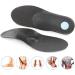 PU Leather Orthotic Insoles for Flat Feet Support - Perfect for Men & Women | 23.5cm Shoe Sole Insoles - Buy Online on GoSupps.com