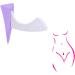 M/L Bikini Trimmer Shaver for Women Hair Shaver Bikini Privates Shaving Stencil Female Privates Area Tool Improvement Triangle - Buy Online on GoSupps.com