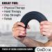 CanDo Twist-n-Bend Hand Exerciser - Finger Strengthener & Flexible Training Stick (Black) - 12 Strong - Buy Online on GoSupps.com