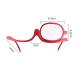 Single Lens Rotating Makeup Glasses for Ladies - 150+ Red | Essential Tool for Precise Eye Makeup Application - Buy Online on GoSupps.com