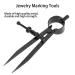 Fine Point Divider Jewelry Marking Tool - Tapered Legs Engraving Tool for Jewelry Repair & Processing (20cm - Buy Online on GoSupps.com