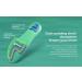 OUPOWER Slim Thick Soccer Cleat Insoles Gen3 - Green Tornado (US8.5-9) - Buy Online on GoSupps.com