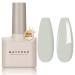 MAYCHAO 15ML Gel Nail Polish Grey-Green Gel Nail Polish Soak Off UV LED Gel Polish Nail Art Starter Manicure Salon DIY at Home 0.5 OZ