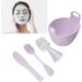 HUSHUI Facial Mask Mixing Bowl Set DIY Facemask Mixing Tool Kit Reusable Silicone Face Mud Mask Mixing Bowl with Spoon for Beauty Salon - Buy Online on GoSupps.com