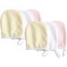 FRCOLOR 36 Pcs Reusable Makeup Remover Gloves & Cloths - Eye Makeup Remover Puffs & Facial Scrubber in Assorted Colors - Buy Online on GoSupps.com