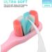 Buy Ergonomic Multi-Color Toothbrush | Ultra Sterile Bristles for Sensitive Teeth | International Shipping - Buy Online on GoSupps.com