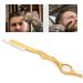 Premium Gold Hair Texturizing & Thinning Razor | Feather Styling for Perfect Cuts - Buy Online on GoSupps.com