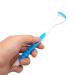 Ergonomic Tongue Scraper & Brush for Fresh Breath | Best Mouth Care Tool to Remove Plaque (Blue) - Buy Online on GoSupps.com