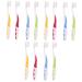 Minkissy 12 STK Tools for the oral care children toothbrush toothbrushes for children baby toothbrush soft toothbrush toothbrush toothbrushes with bristles non -slip toothbrushes gentle