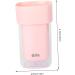 Cabilock Travel Toothbrush Cup | Portable Plastic Drinking Glass | 1-Piece Pink Travel Storage Box  - Buy Online on GoSupps.com