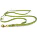 Copcopet 3-Way Adjustable Dog Leash | Soft Braided Fat Leather | Handmade in Germany | 3m x 12mm | Green | Durable Brass Fittings - Buy Online on GoSupps.com