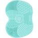 lmoikesz Foundation Concealer Makeup Brush Cleaning Mat Home Hotel Dress Room Eyebrow Pen Silicone Washing Pad Beauty Supplies Green - Buy Online on GoSupps.com