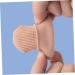 Silicone Toe Spacers - 1 Pair for Overlapping Toes, Bunion Relief & Toe Alignment - Beige - Buy Online on GoSupps.com