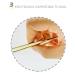 MEILAIMDY Eyelash Extension Tweezers - Precision Gold Stainless Steel Volume Tweezers for Easy Fans & 2D-6D Lashes - Buy Online on GoSupps.com