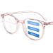 Firmoo progressive multifocal reading glasses for women men anti blue light filter computer glasses reading glasses Multifocal reader glare protection eye load ultra-light 1.0x pink