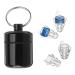 GRARRO 2 Pairs High Fidelity Concert Ear Plugs Black Ear Plugs with Fitler Hearing Protection for DJs Nightclub Concert Motorcycles