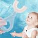 Ergonomic U Shape Toothbrush for Kids - Silicone Safe & Washable - Cute Design - Buy Online on GoSupps.com
