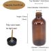 BPFY 12 Pack 8 oz Amber Glass Bottles with Pumps for Essential Oils Cleaning Products Lotions Aromatherapy Oil Pump Bottles Refillable Containers With Cap 12 Chalk Labels 1 Pen - Buy Online on GoSupps.com