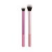 Makeup Brush Set for Defined Look Eyeshadow Lipstick Blush Brushes (Set of 2)