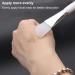 dijiusidy Brush Facial Mask Silicone White Professional Cutter-Type Brushes Cream Skin Foundation Tool Comfortable Beauty Tongue Shape - Buy Online on GoSupps.com