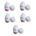 Beavorty 5pcs Oil Absorbing Beauty Stick Walker Roller Oil Absorbing Ball Plastic Oily White 5.70X3.00X3.00CMx5pcs Whitex5pcs