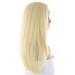 SHIYID Blonde Synthetic Wigs for Women | Long Straight Lace Front Hairpiece - Trendy Cosplay Style - Buy Online on GoSupps.com