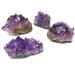 Crystal Rough Specimen Healed 100g Natural Raw Amethyst Quartz Purple Crystal Cluster Stones Specimen Home Crafts Decoration Ornament As a Gift (Color : Amethyst Cluster Size : 40-70g) 40-70g Amethyst Cluster