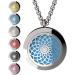 Wild Essentials 3 Necklace Set - Tree of Life & Flower of Life Aroma Diffuser Lockets | Stainless Steel Color Changing 24" Chains 36 Refill Pads | Perfect Essential Oil Jewelry for International Shipping - Buy Online on GoSupps.com