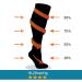 Shop Kuzimua 6 Pair Compression Stockings - Knee Socks for Men & Women | Sports Travel Pregnancy Medical Support - S-M Brown - Buy Online on GoSupps.com