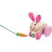 Buy Selecta 62023 Hanna Hoppel Pull-Along Rabbit Toy | Wooden Push & Pull Toy 13 cm - International Shipping Available - Buy Online on GoSupps.com