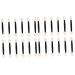 Didiseaon 48 Pcs Eyeshadow Stick Smudge Eye Brush Eyeshadow Brush Kit Eye Shadow Brush Sponge Miss Set 7cmx2pcs Black+whitex2pcs