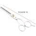 Qkiss Professional Hair Cutting Edge Series Thining Scissors Set Salon Barber Hairdressing Shear Thinning Blade for Thinning Texturizing Salon Durable Fine Cut(Dental Scissors) - Buy Online on GoSupps.com