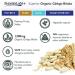 Superior Labs Organic Ginkgo Biloba 1200mg Capsules with Black Pepper - Brain and Heart Health Support - Buy Online on GoSupps.com