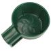 JE COMPRIS storage shell made of plastic shaving foam bowl ceramic shaving bowl deep shaving shell water tanks with handle (green) shaving soap peel
