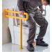 Toilet grab bars bathroom safety frame grab bars auxiliary track for the disabled non-slip suitable for elderly women White-B 75X70cm (Yellow b) - Buy Online on GoSupps.com