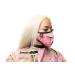 Barber Face Shield & Hair Stylist Mask - Adjustable Washable Reusable | King Midas (Pink & Gold - Buy Online on GoSupps.com
