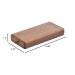 Wooden Pill Box Holder Organizer - Walnut 7 Days 2 Periods - International Shipping Available - Buy Online on GoSupps.com