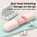 Buy Earplugs for Sleep - Noise Cancelling Silicone & Memory Foam Earbuds | Reusable & Super Soft Ear Plugs for Travel & Sensitivity (Pink - Buy Online on GoSupps.com