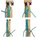 Afantti Bracelet Maker Kit | Paracord Jig Tool with 10 Paracord Strands | DIY Bracelet Making Set - Buy Online on GoSupps.com