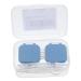 Healvian Travel Container Box Glasses Case Contact Lens Container Accompanying Box Travel Automatic Storage Holder Blue 5.5X2.5X2cm
